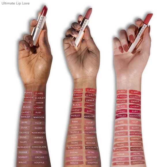 BECCA Ultimate Lipstick Love Crimson - Picture 12 of 16